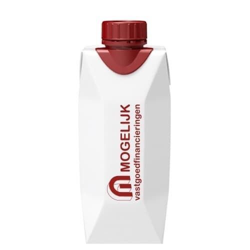 AGUA EN BRICK 33CL - IMPRESIÓN DIRECTA 1 COLOR