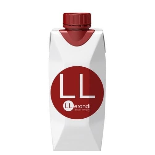 AGUA EN BRICK 33CL - ADHESIVO 1 CARA TODO COLOR