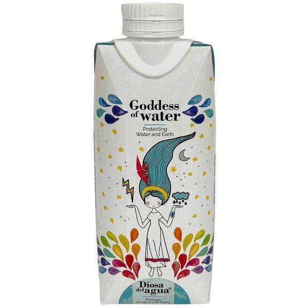 AGUA EN BRICK DIOSA DEL AGUA ORIGINAL 33CL - SIN MARCAJE