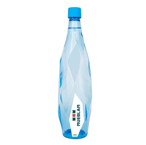 BOTELLA AGUA PLÁSTICO HEALSI 1L - ETIQUETA ADHESIVA TODO COLOR