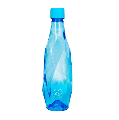 BOTELLA AGUA PLÁSTICO HEALSI 50CL - IMPRESIÓN DIRECTA 1 COLOR