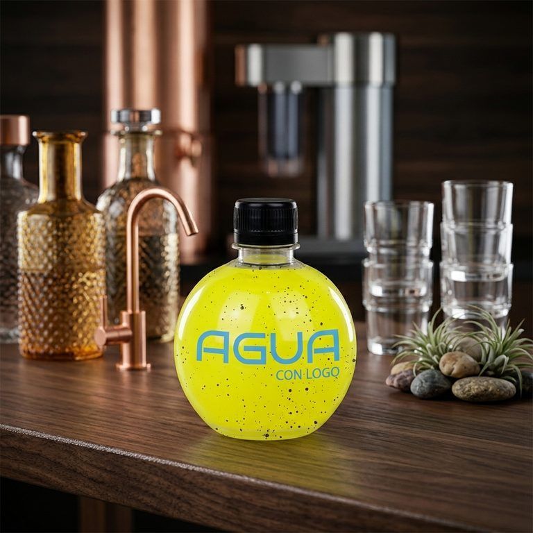 Botella de Agua Redonda 33cl: Diseño Exclusivo y Visibilidad de Marca