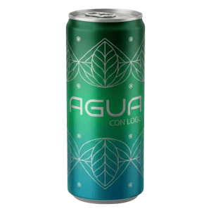 LATA AGUA SIN GAS DE ALUMINIO 33CL - IMPRESION DIRECTA TODO COLOR MATE