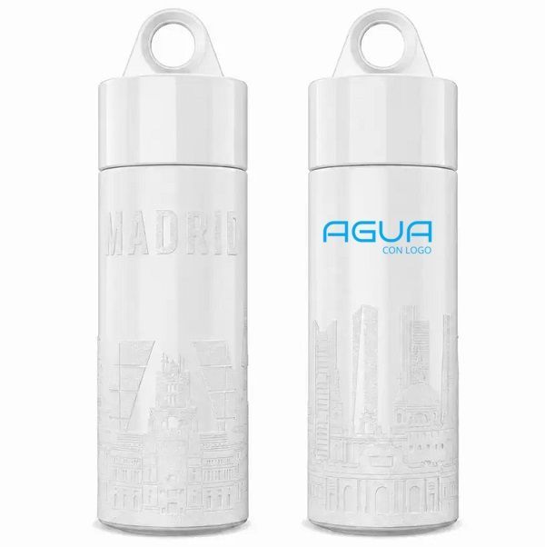 BOTELLA AGUA CITY MADRID 50CL - IMPRESIÓN DIRECTA 1 COLOR